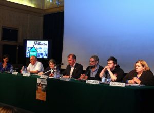 La serata a Courmayeur