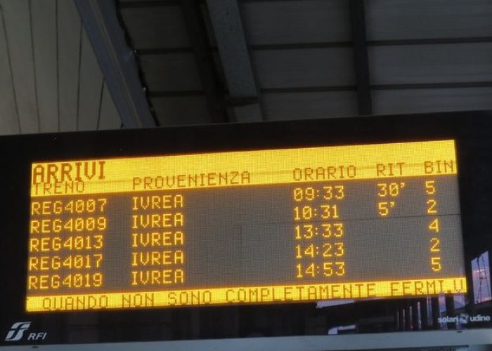 I ritardi sui treni per la Fiera di Sant'Orso