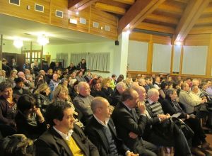 Il comizio di Sarre della lista Vallée d'Aoste
