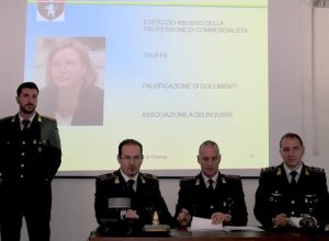 Conferenza stampa Guardia di Finanza