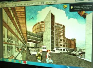 Rendering nuovo ospedale U.Parini