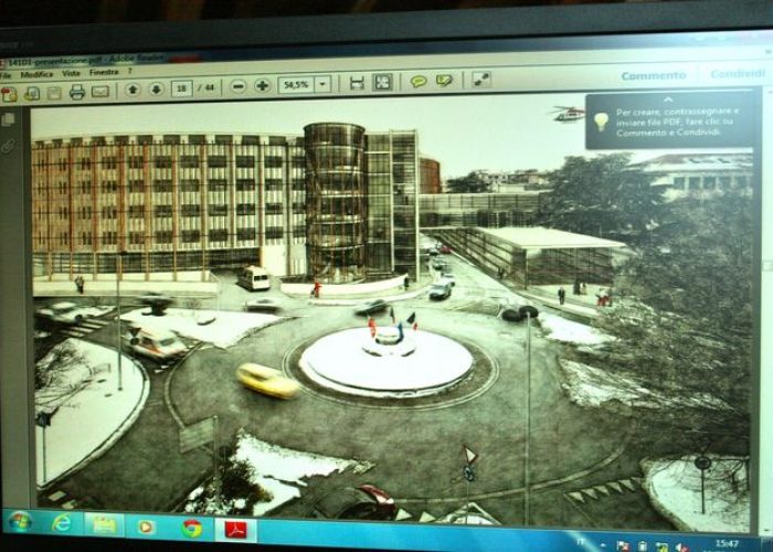 Rendering nuovo ospedale U.Parini