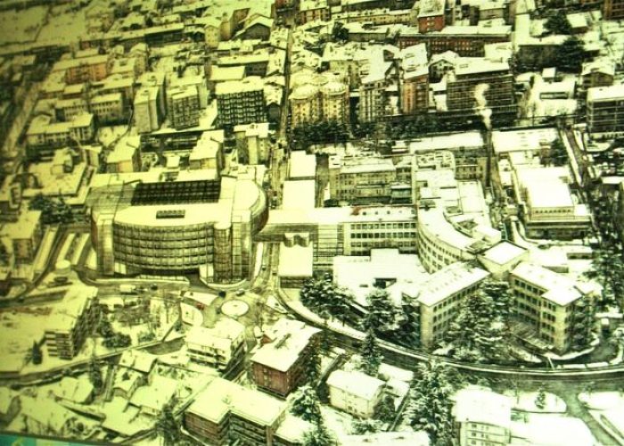 Rendering nuovo ospedale U.Parini