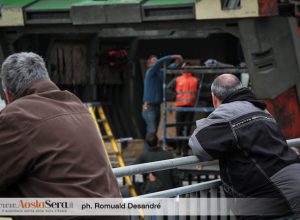 Allestimento set The Avengers-Age of Ultron ad Aosta - Foto di Romuald Desandré