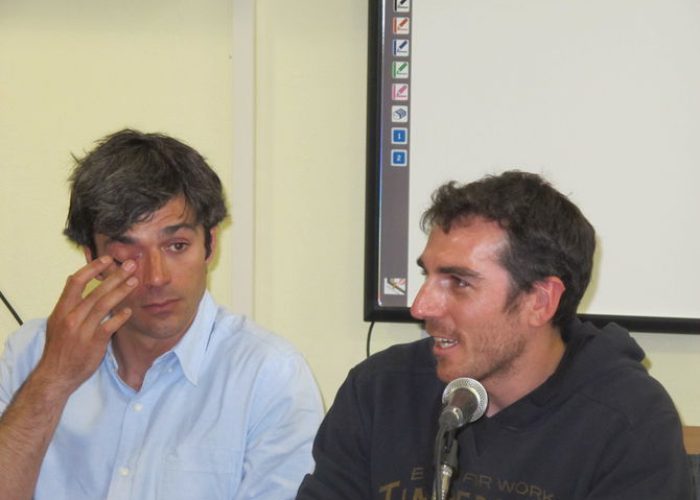 Luca Argentero e il regista Simone Gandolfo