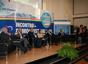 I vertici PDL a Saint-Vincent