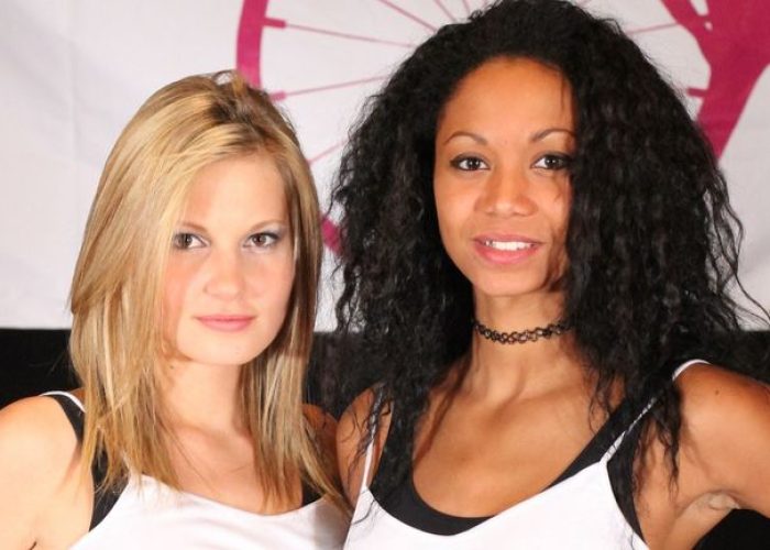 Da sx Maggie Dodaro e Monique Ducourtil