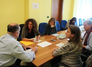 L'incontro tra Rollandin e la delegazione dell'Alta Valle