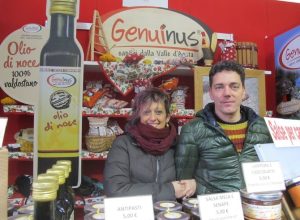 Elisa Dorrier col marito Davide Chevrier