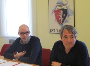 Da destra Ennio Pastoret e Federico Perrin (tesoriere Uv)