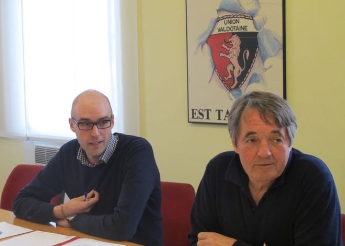 Da destra Ennio Pastoret e Federico Perrin (tesoriere Uv)