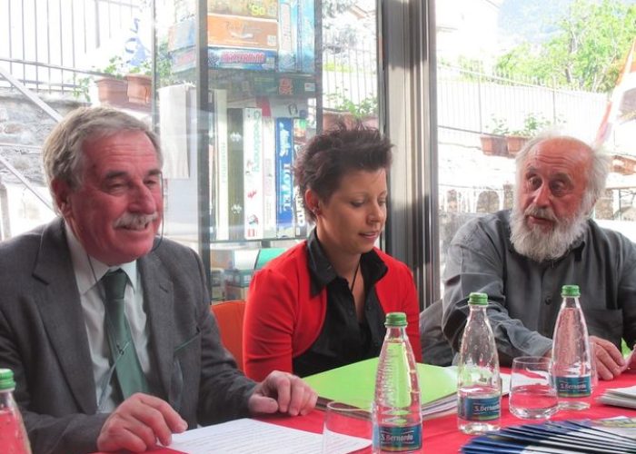 Da sinistra Sergio Ferrero, Zeudi Zoso e Joseph Henriet
