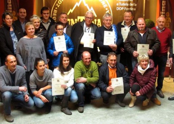 Premiati Fontina d'Alpage 2014