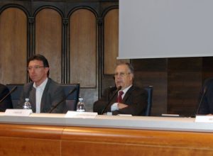 Da sx Federico Visconti, Albert Lanièce, Pietro Passerin d'Entrèves e Pierluigi Berti
