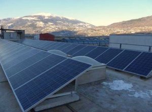 Impianto fotovoltaico a silicio policristallino