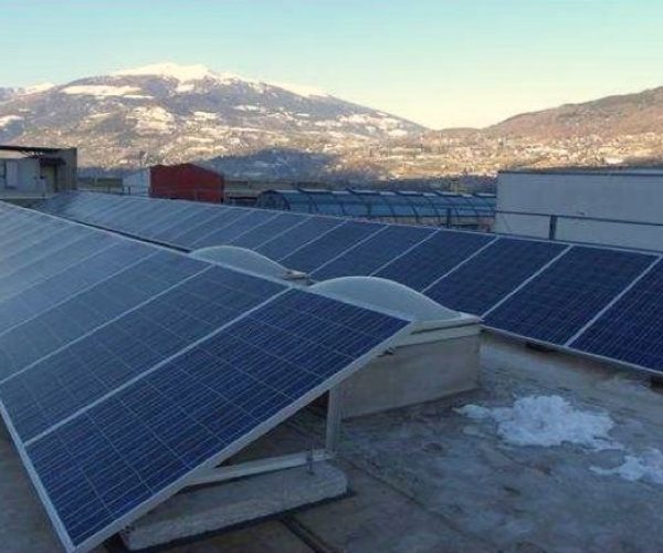 Impianto fotovoltaico a silicio policristallino