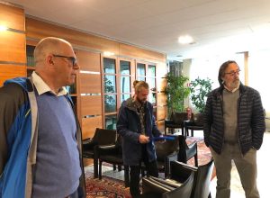 Da dx Luigi Fosson, Ruben Favre e Gabriele Favre