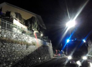 I Vigili del fuoco intervengono in rue du Coutumier