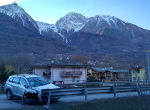 L'incidente stradale al bivio per Villefranche.