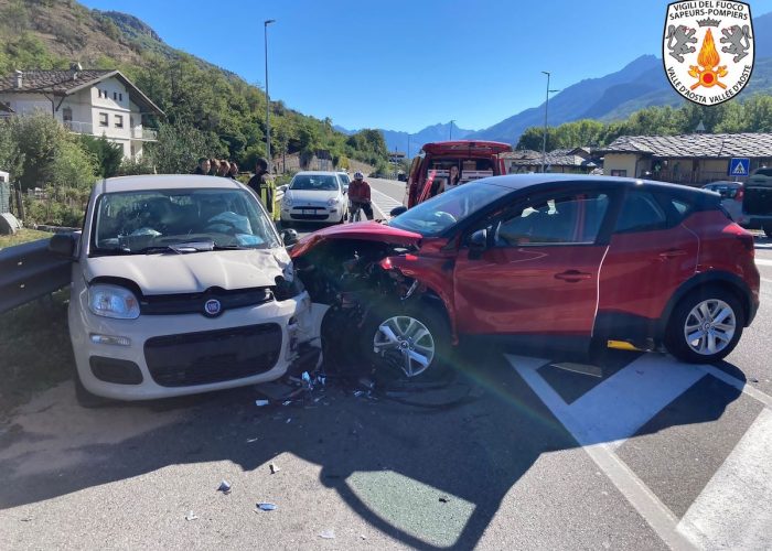 incidente stradale a Quart