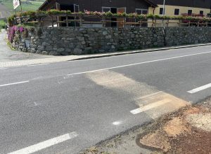 ciclista urtato da auto a Gressan