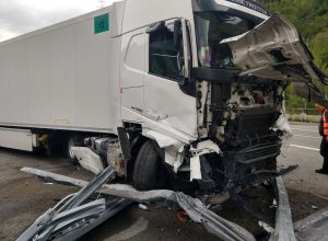 tir incidente in autostrada