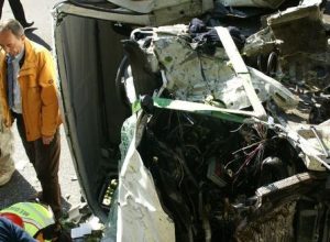 Una foto dell'incidente