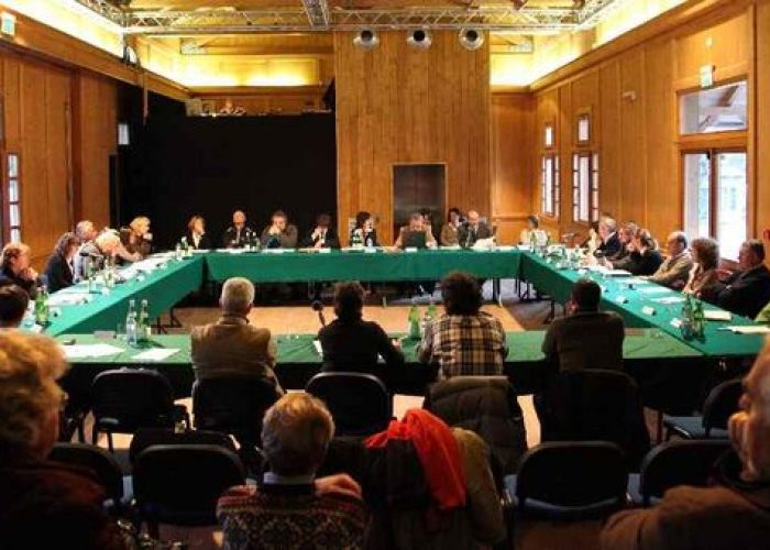 L'incontro tra le due municipalità a Courmayeur