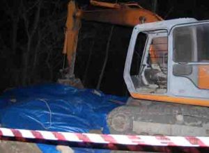 Il materiale inerte trovato in loc. Teppe