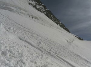 ricerca alpinisti dispersi - Foto dei tecnici del soccorso Federico Daricou e Marino Obert