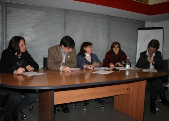 Da sinistra: Marika Demaria, Maurizio Abbà, Patrizia NeriKatia Foletto, Anna Ferrara,