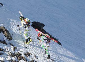 Kilian Jornet Burgada e Matheo Jacquemoud (foto Newspower)