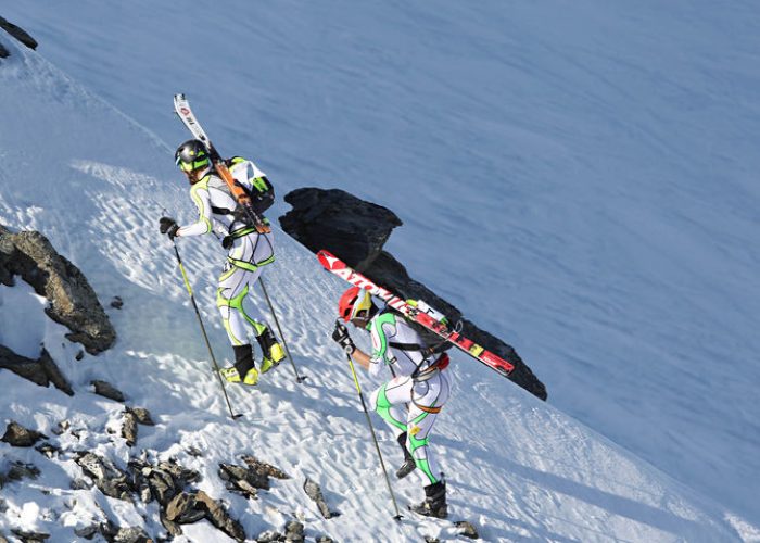 Kilian Jornet Burgada e Matheo Jacquemoud (foto Newspower)