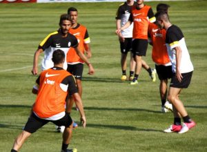 Primo allenamento della Juventus a Chatillon
