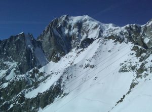 Il Monte Bianco visto dal Rifugio Torino