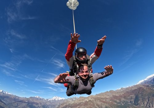 lanci paracadutismo in Valle d'Aosta