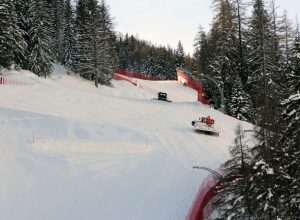 La Thuile, pista 3 Franco Berthod Lindsey Vonn a La Thuile (foto lathuile.it)