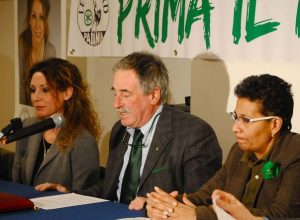 Nicoletta Spelgatti e Sandra Maria Cane con Sergio Ferrero