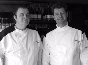 Gli chef  Stefano e Bruno Mazzotti de Le Grenier