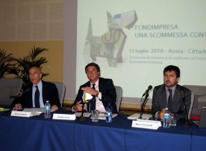 Da sinistra Michele Lignola, Giorgio Fossa, Marco Lorenzetti
