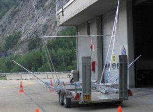 Lo strumento di rilevazione anemometrico che è stato poi montato sul go-kart elettrico