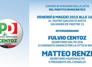 Diretta streaming Matteo Renzi ad Aosta