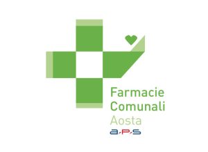 Nuovo logo farmacie Aosta (grafica Raffaella Santamaria)