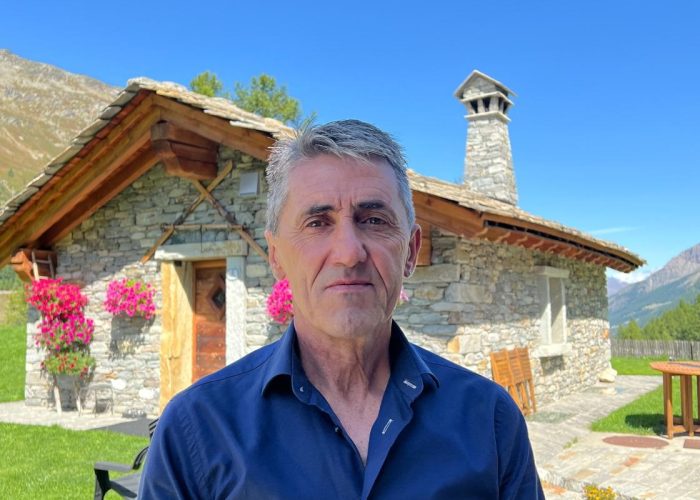 Il sindaco di Valgrisenche Daris Luboz