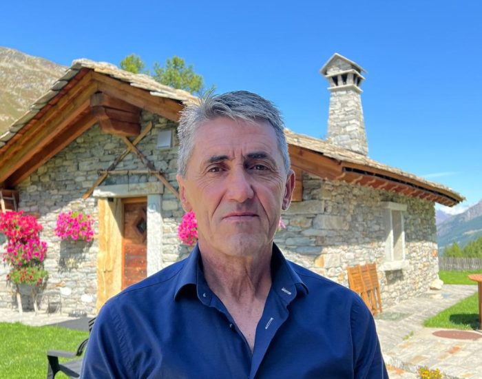 Il sindaco di Valgrisenche Daris Luboz