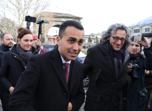 Luigi Di Maio ad Aosta