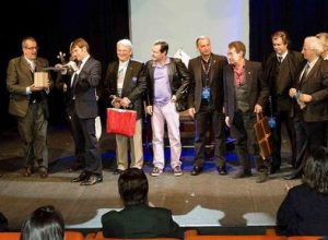 Walter Rolfo (presidente di Masters of Magic), Tony Binarelli, insieme ai presidenti dei più importanti circoli di magia europei.