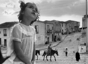 Sergio Larrain - Main street of Corleone, Sicily, 1959