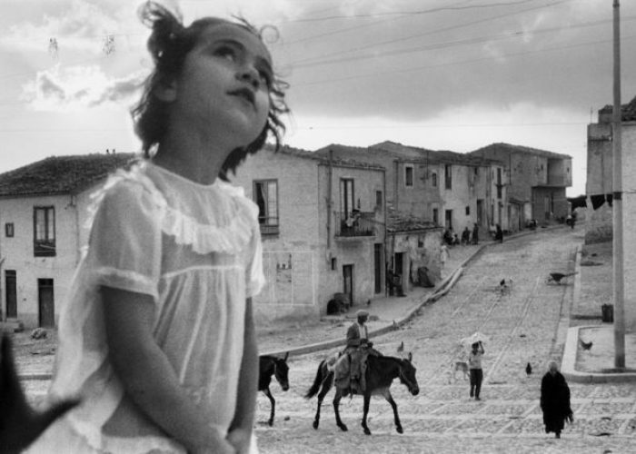 Sergio Larrain - Main street of Corleone, Sicily, 1959