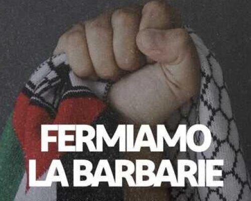 manifestazione Gaza Cgiil